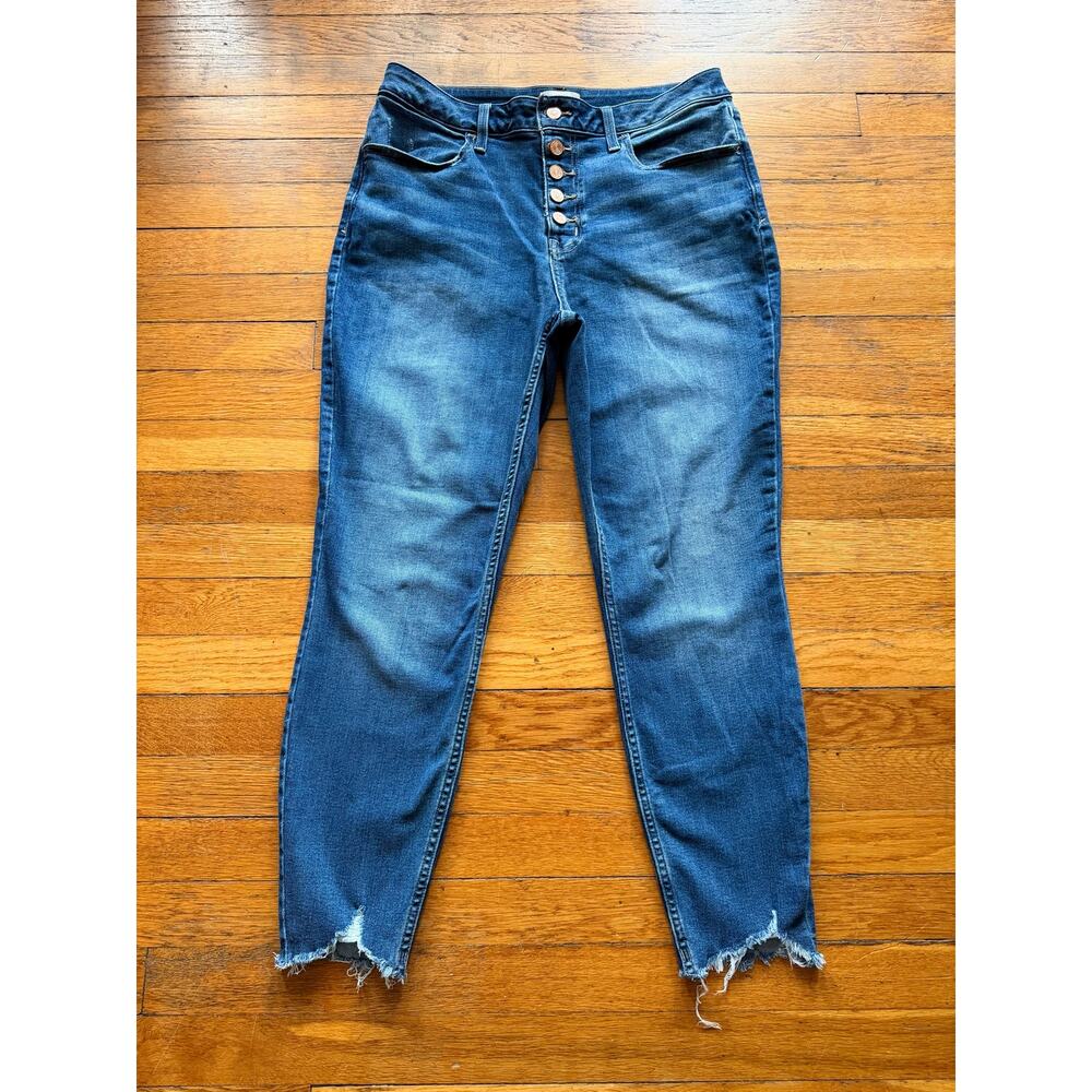 M Jeans 'Super Skinny Ankle' Buttonfly Jeans Women sz L reg